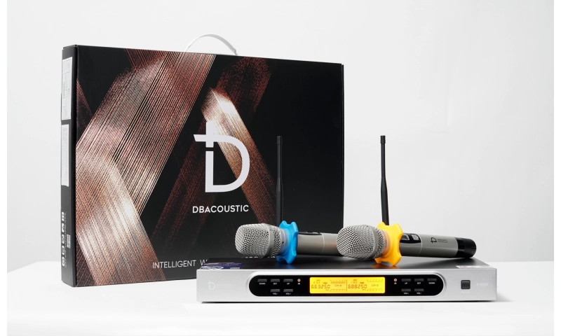 MICRO KHÔNG DÂY KARAOKE DBACOUSTIC K6000 TRẮNG